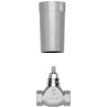 Indbygningsventil 1/2" til ventiloverdel