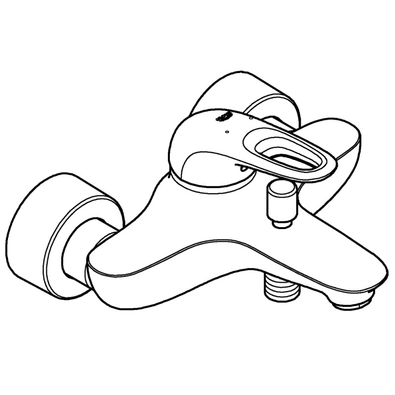 Eurostyle 2015 etgreb badekar væg udv