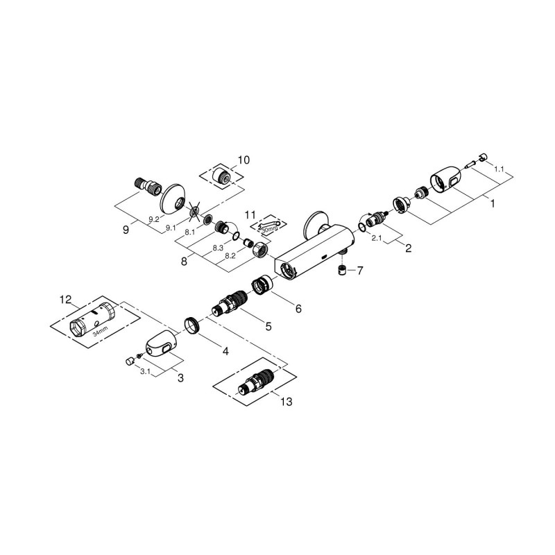 Grohtherm 1000 THM