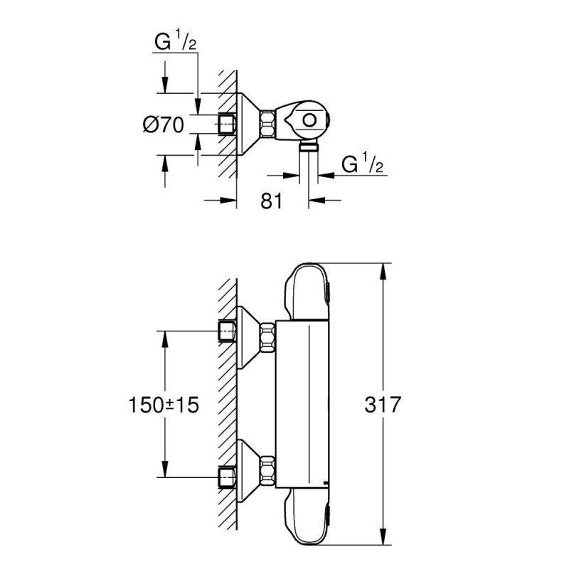Grohtherm 1000 THM