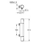 Precision Start term brus 160mm ud.tilsl