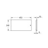 Skærebræt i Bambus 450x240mm