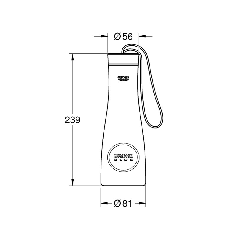 GROHE Blue flaske