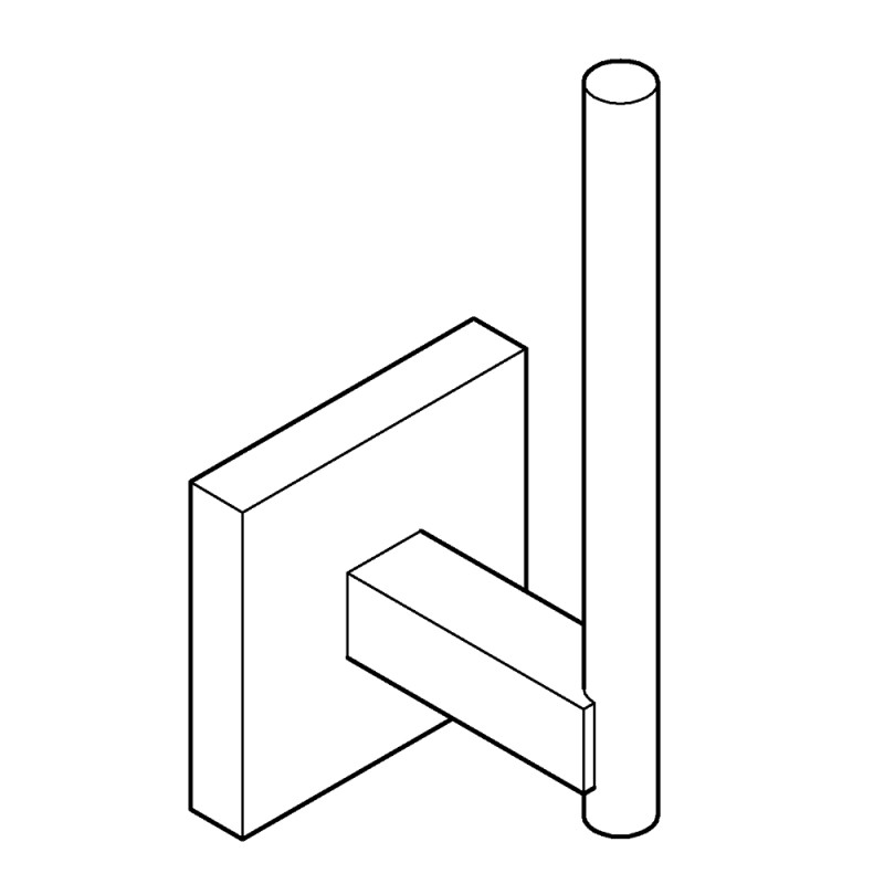 Start Cube reserve toiletrulleholder