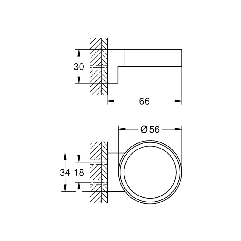 Selection holder glas/sæbe/dispen.