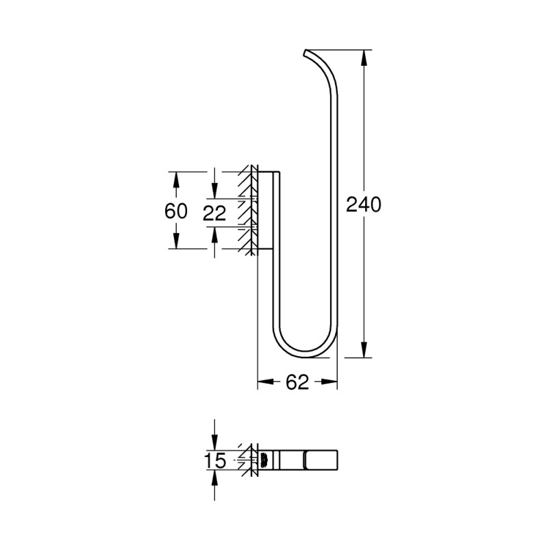 Selection reserve toiletrulleholder