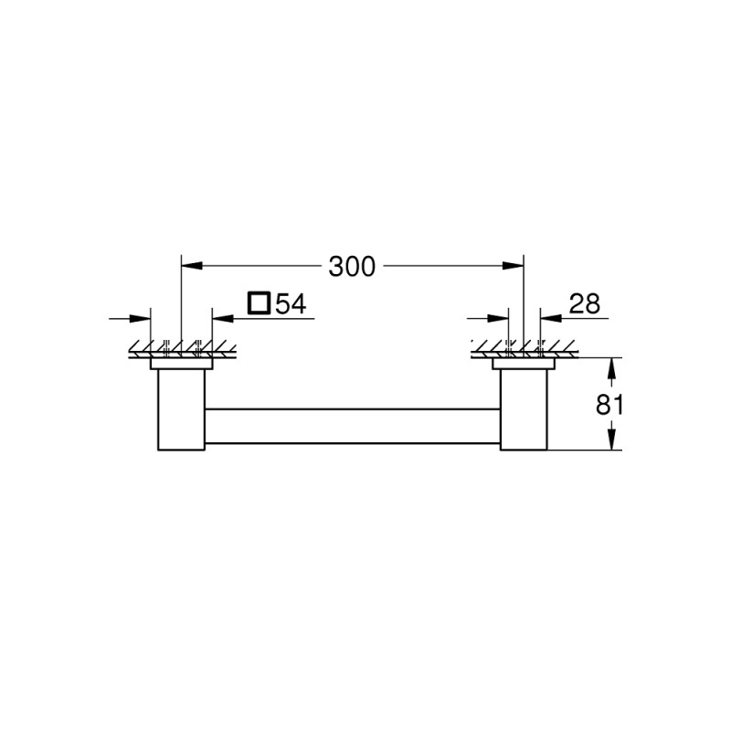 Start Cube badekarsgreb 300mm