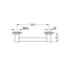 Start Cube badekarsgreb 300mm