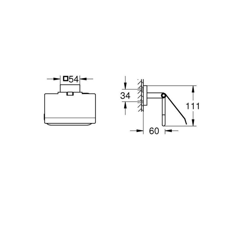 Start Cube toiletrulleholder