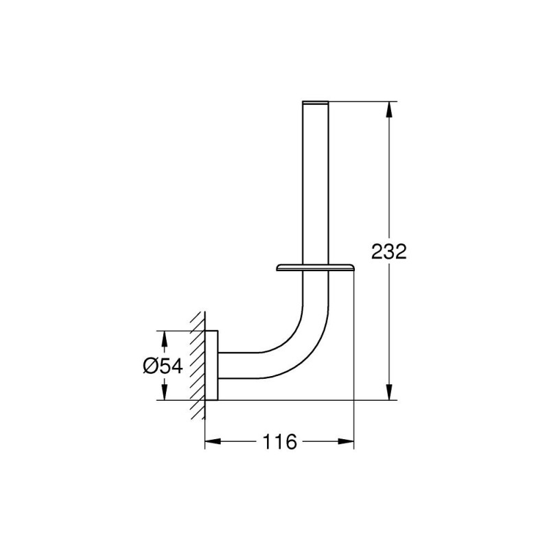 Start reserve toiletrulleholder