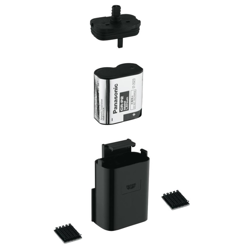 Batteri+Hus 6V Lithium, Type CR-P2