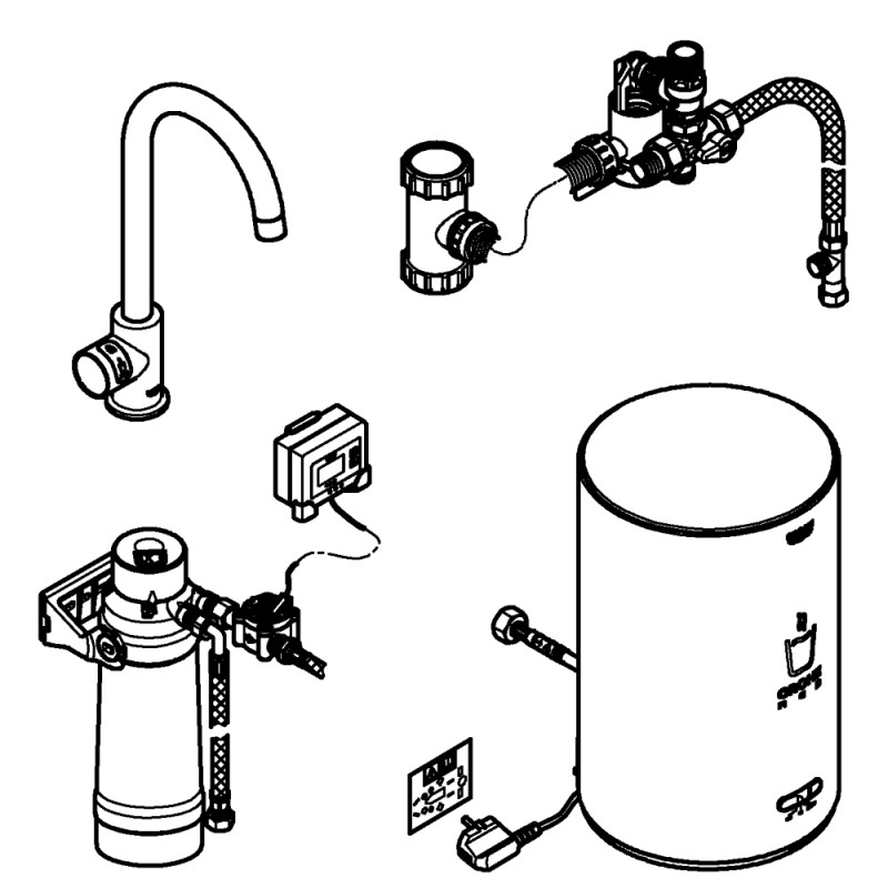 GROHE Red II Mono C-tud kedel M EU
