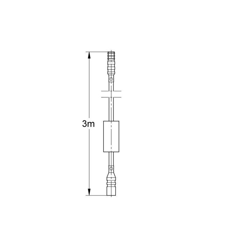Forlængerkabel 3 M T/Tectron