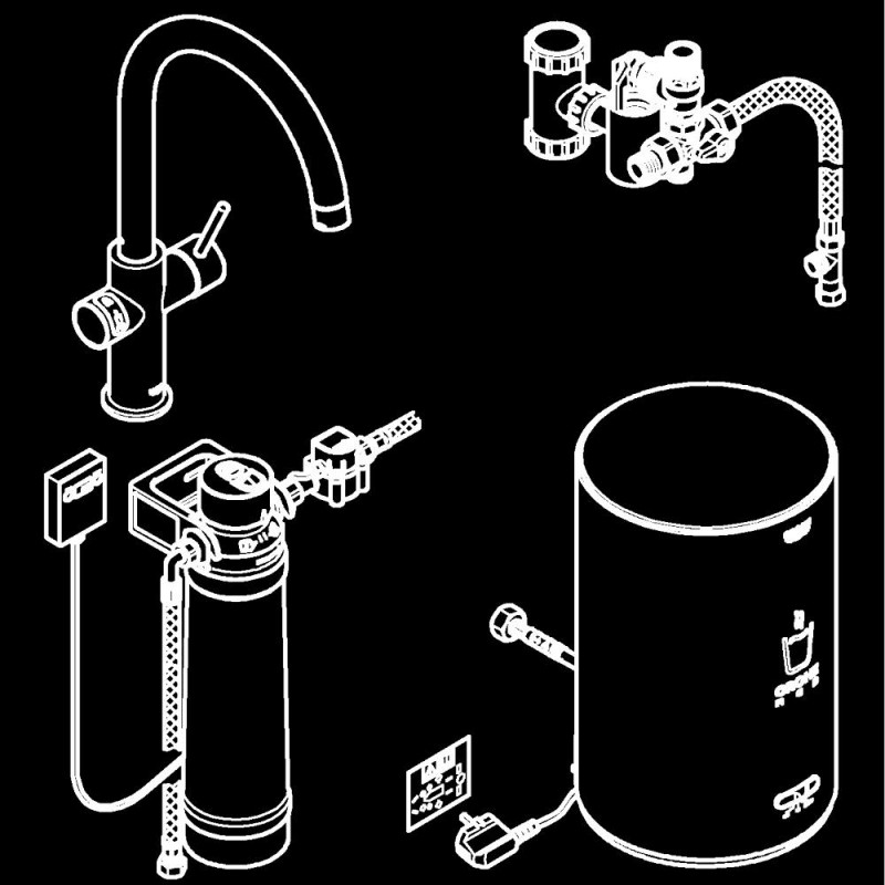 GROHE Red II Duo C-tud kedel M EU