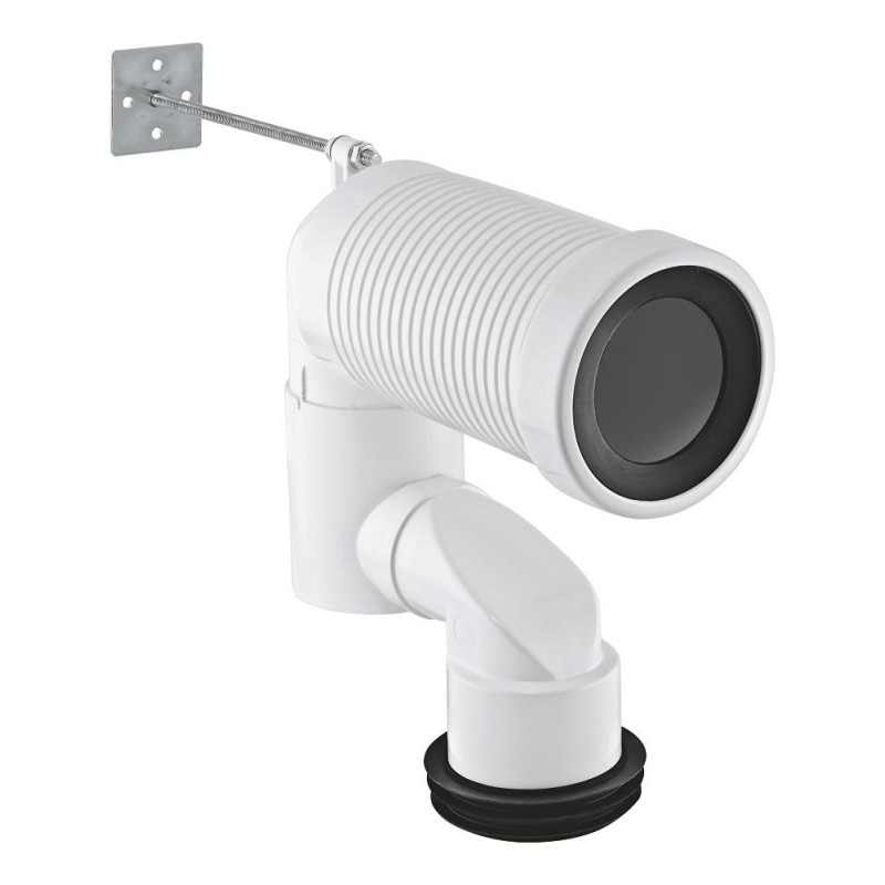 WC forbindelseudløb, vertikal 200-250mm