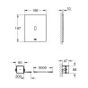 Tectron Bau E WC IR Betjeningsplade 230V