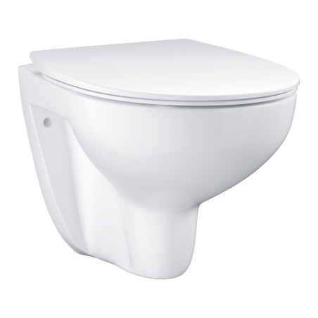Bau Ceramic WC-sæt vægh, kantl, Slim