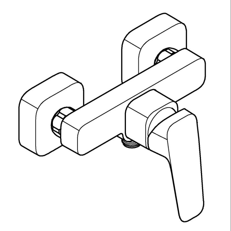 Cubeo Brusearmatur chrome 27l