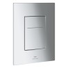 Arina betjeningsplade square chrome