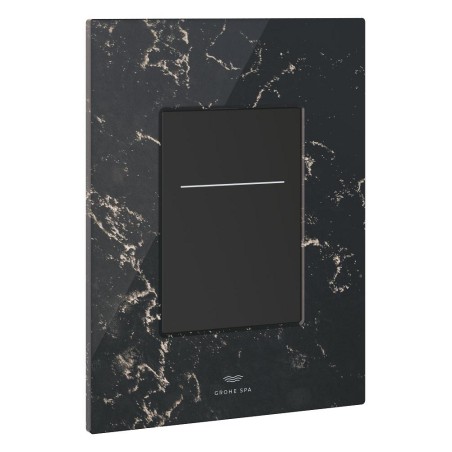 Arina betjeningsplade square chrome