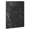 Arina betjeningsplade square chrome