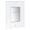 Arina betjeningsplade square chrome