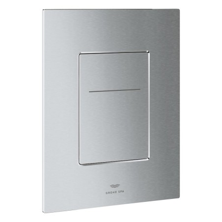 Arina betjeningsplade square chrome