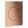 Arina betjeningsplade round chrome