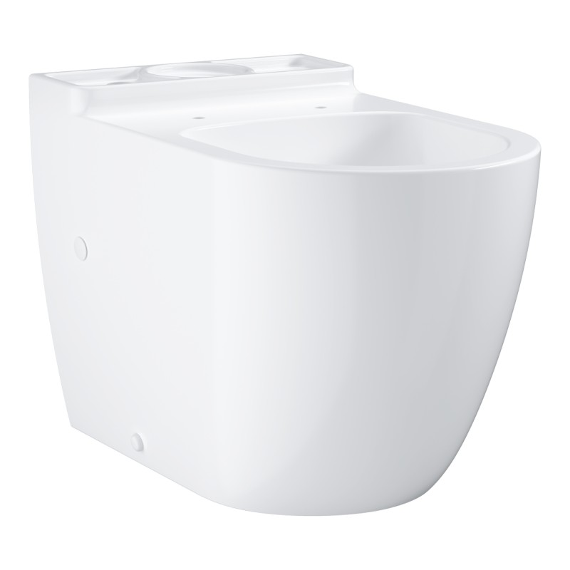 Bau Ceramic WC gulvst, uni-lås, kantlös