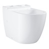 Bau Ceramic WC gulvst, uni-lås, kantlös