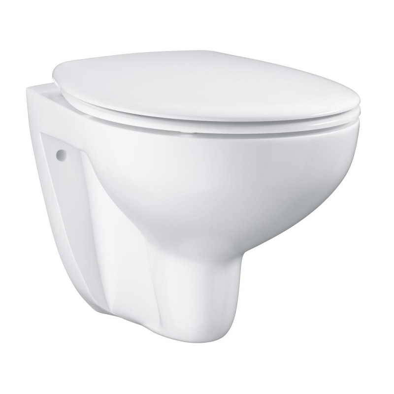 Bau Ceramic WC-sæt vægh, kantl, softcl.
