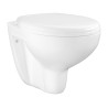 Bau Ceramic WC-sæt vægh, kantl, softcl.