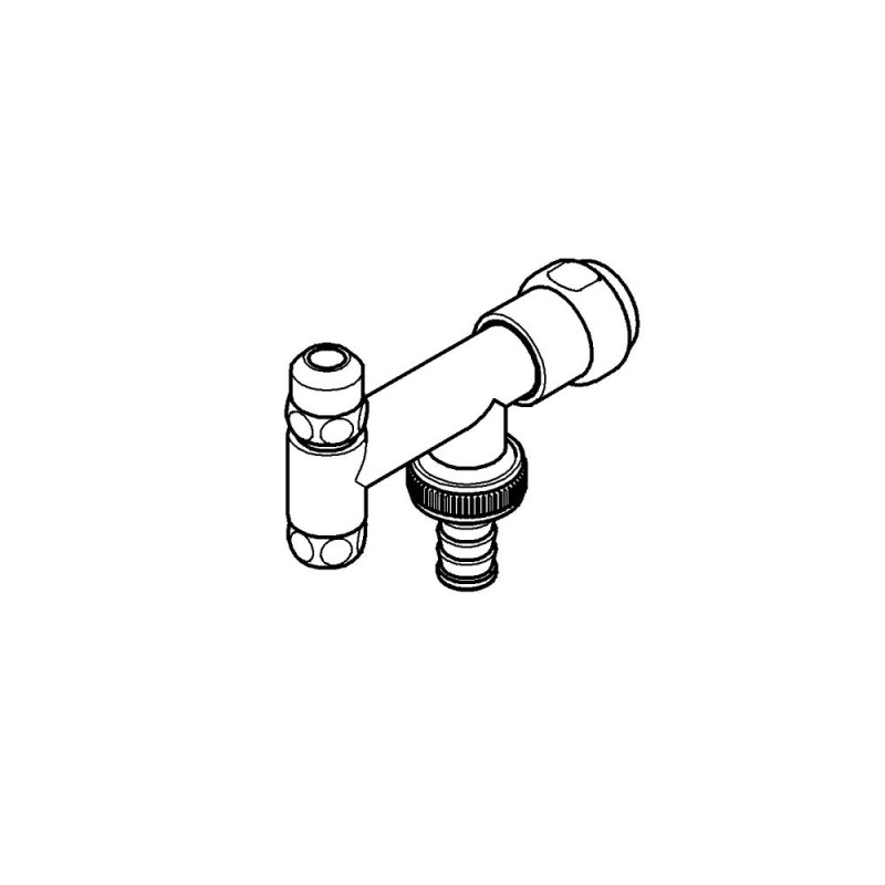vinkelventil vaske-/opvaskemaskine 3/8"