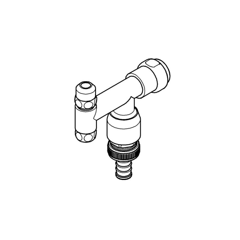 vinkelventil vaske-/opvaskemaskine 3/8"