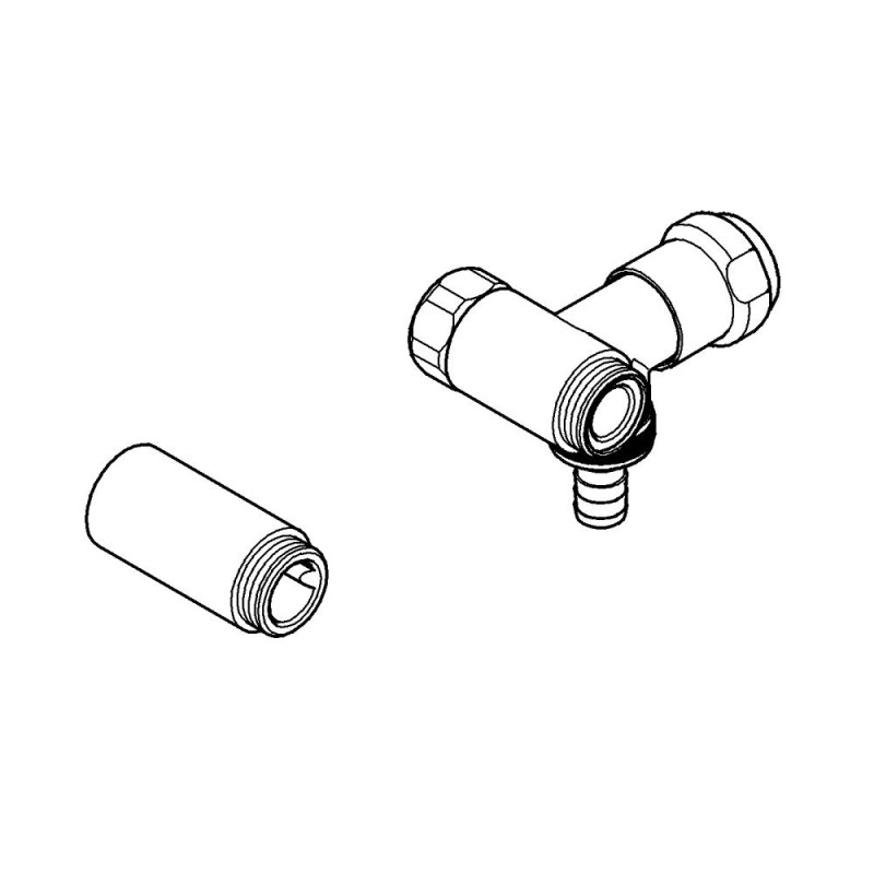 Vægventil vaske-/opvaskemaskine 3/4