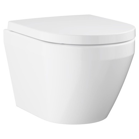 Euro Ceramic Toilet Vægh. Kantløs
