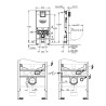 Sensia Basic Douchetoilet + Rapid SLX