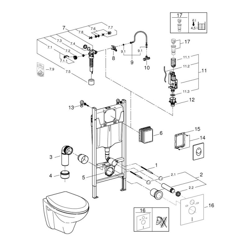 Solido 4in1 6/3L,Geo WC,Start 000, 1,13m