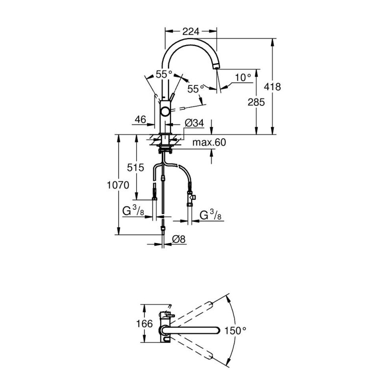 GROHE Blue Home C-tud EU (armatur)
