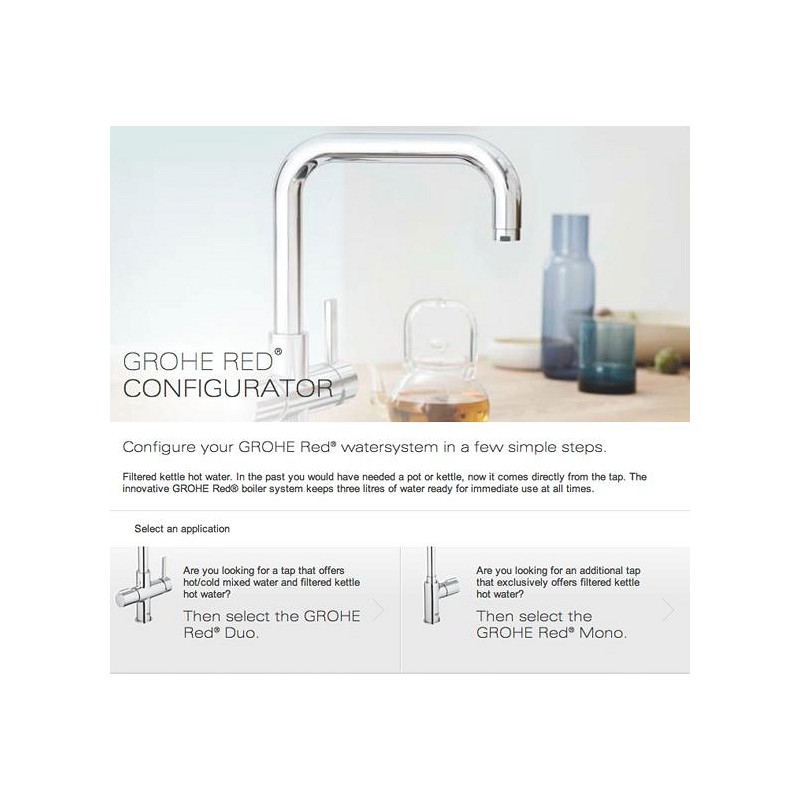 GROHE Red etgrebsarmatur Duo høj tud