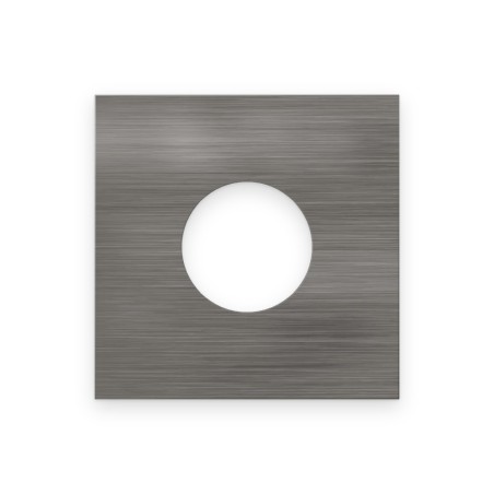 Roset BørstetHardGraphite firkant70x70x2