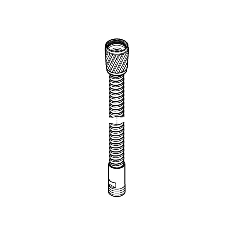 Metal bruseslange til Badk. Trim 2000mm