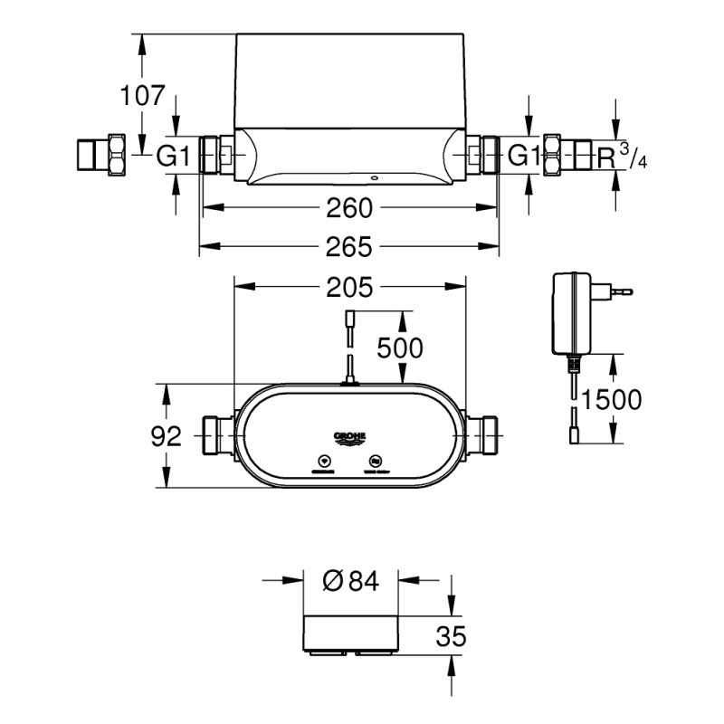 GROHE Sense Kit 230V EU