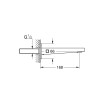 GROHE Plus karudløb væg udv