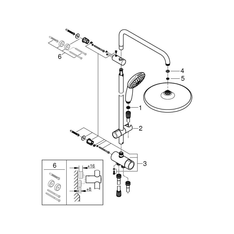 Vitalio Start 250 diverter system 8,5